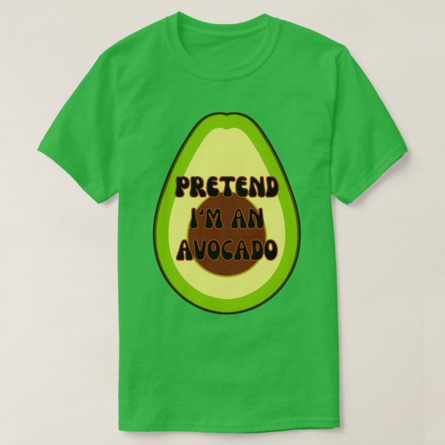 Camiseta Pretende que soy un disfraz agudo de Halloween (Diseño del anverso)