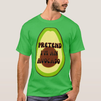 Camiseta Pretende que soy un disfraz agudo de Halloween