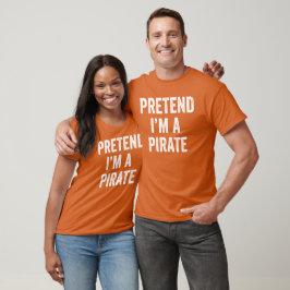 Camiseta Pretende que soy un disfraz de Halloween divertida