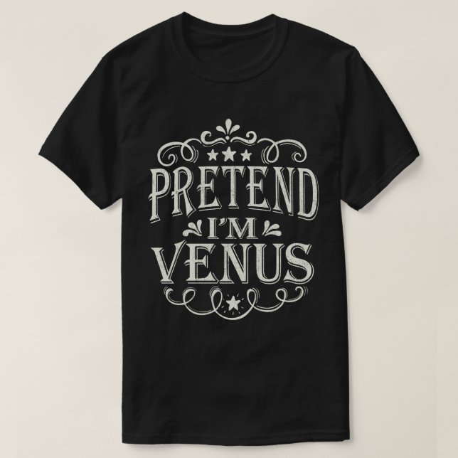 Camiseta Pretende que soy un disfraz de Halloween fácil de  (Diseño del anverso)