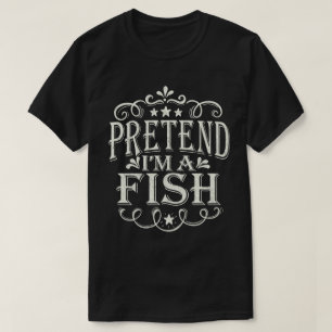 Camiseta Pretende que soy un disfraz de Halloween fácil par