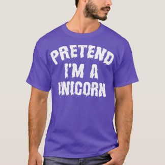 Camiseta Pretende Que Soy Un Disfraz De Halloween Gracioso 