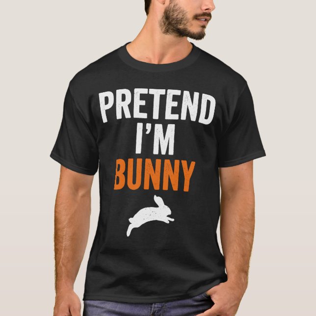 Camiseta Pretende que soy un disfraz de Halloween para cone (Anverso)