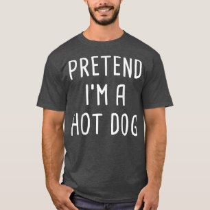 Camiseta Pretende que soy un disfraz de Halloween para perr