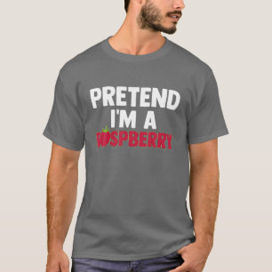 Camiseta Pretende que soy un disfraz de Halloween perezoso