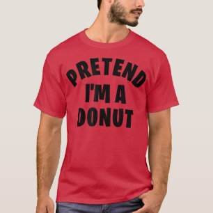 Camiseta Pretende que soy un disfraz de Halloween perezoso
