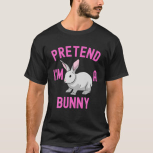 Camiseta Pretende que soy un disfraz de Halloween vanidoso