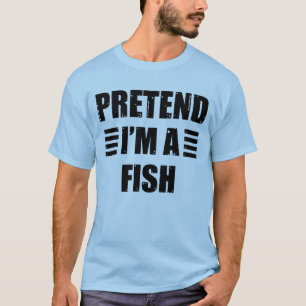 Camiseta Pretende Que Soy Un Disfraz De Pescado Halloween L