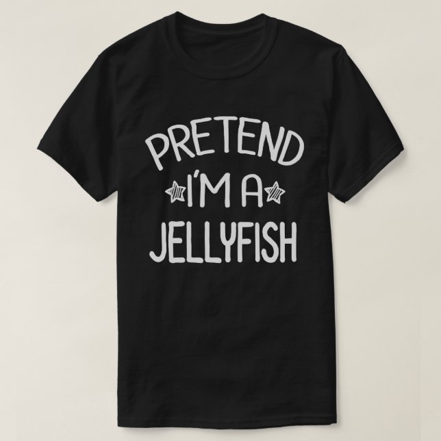 Camiseta Pretende que soy un disfraz fácil de Halloween de  (Diseño del anverso)