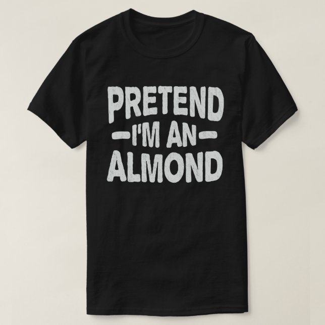 Camiseta Pretende que soy un disfraz fácil de Halloween par (Diseño del anverso)