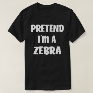 Camiseta Pretende que soy un disfraz fácil y gracioso de H