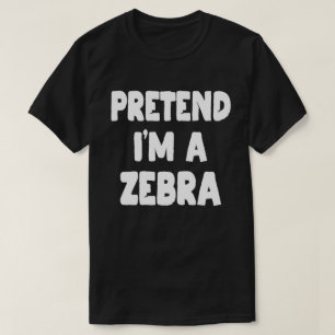 Camiseta Pretende que soy un disfraz fácil y gracioso de H