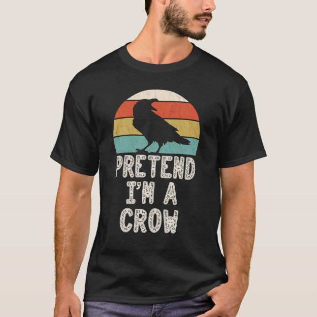 Camiseta Pretende que soy un disfraz fácil y gracioso de Ha (Anverso)