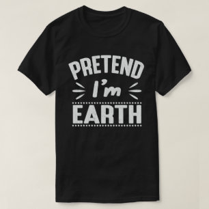 Camiseta Pretende que soy un disfraz holgado de Halloween