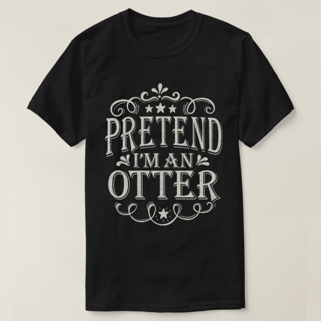 Camiseta Pretende que soy un disfraz perezoso de Halloween (Diseño del anverso)