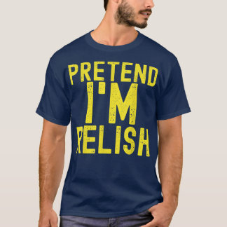 Camiseta Pretende que soy un disfraz perezoso de Halloween