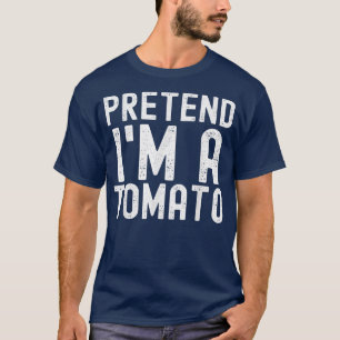 Camiseta Pretende que soy un disfraz perezoso de Halloween 