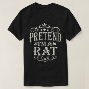 Camiseta Pretende que soy un disfraz perezoso de Halloween