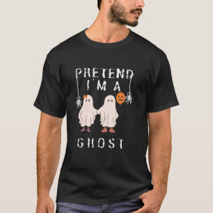 Camiseta Pretende que soy un estúpido vago disfraz de Hallo