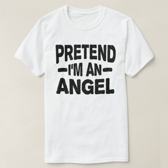 Camiseta Pretende que soy un Fiesta de disfraces de Hallowe (Diseño del anverso)