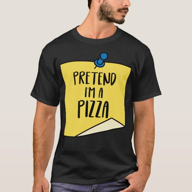 Camiseta Pretende que soy un Fiesta de disfraces de Hallowe (Anverso)