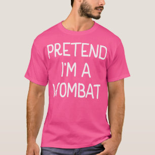 Camiseta Pretende Que Soy Un Fiesta Wombat Funny Halloween
