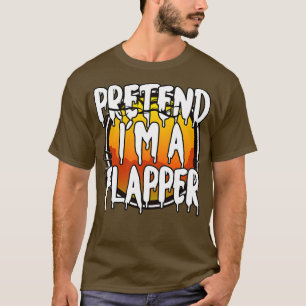 Camiseta Pretende Que Soy Un Flapper Halloween Parejas Vest