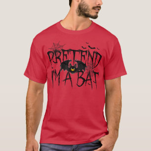 Camiseta Pretende que soy un genio de la disfraz de Hallowe