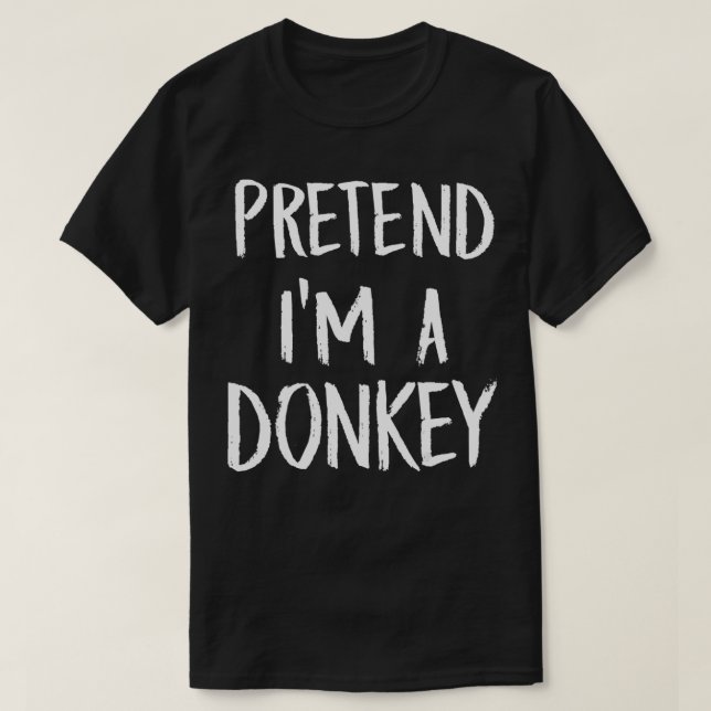 Camiseta Pretende que soy un gracioso Fiesta de Halloween c (Diseño del anverso)