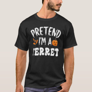 Camiseta Pretende que soy un hombre de disfraces de Hallowe