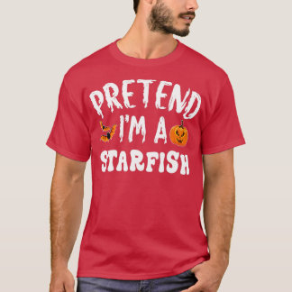 Camiseta Pretende que soy un hombre de disfraces de hallowe