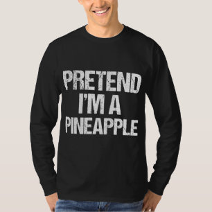 Camiseta Pretende que soy un Lazy Halloween Costu divertido