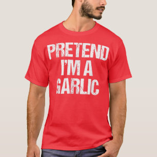 Camiseta Pretende que soy un Lazy Halloween divertido con d