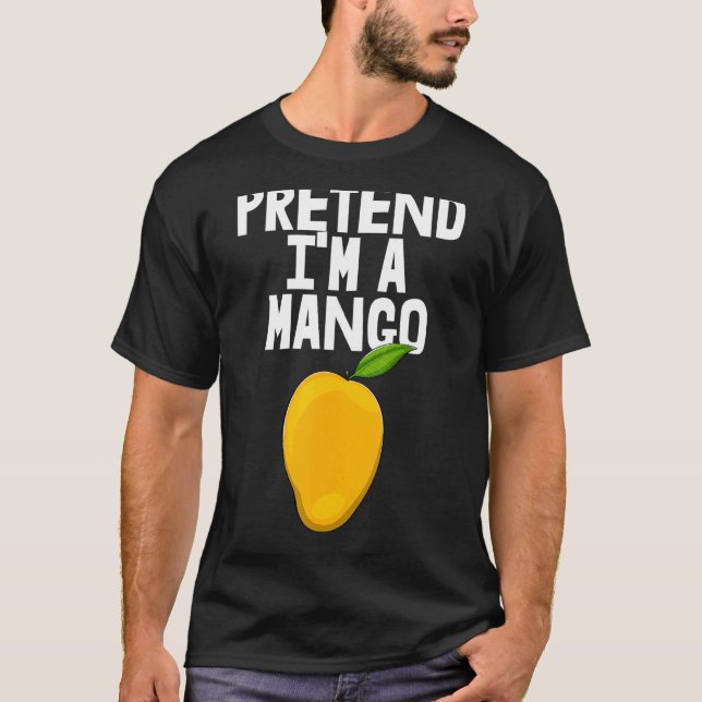 Camiseta Pretende que soy un Mango Dabbing Funny Mango Frui (Anverso)