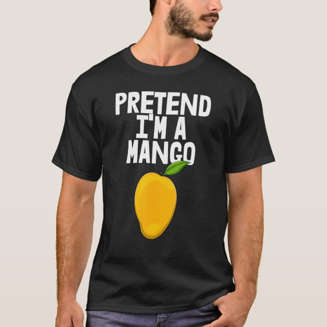 Camiseta Pretende que soy un Mango Dabbing Funny Mango Frui (Anverso)