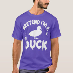 Camiseta Pretende que soy un pato mallard - Cute espantoso