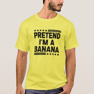 Camiseta Pretende que soy un perezoso Cos de Halloween fáci