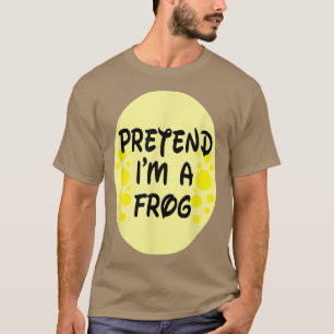Camiseta Pretende que soy un perezoso Fiesta de disfraces d