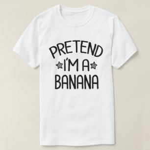 Camiseta Pretende que soy un perezoso vestido fácil de Hal