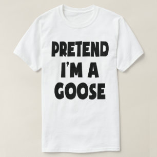 Camiseta Pretende que soy un perezoso y fácil disfraz de Ha