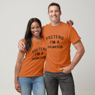 Camiseta Pretende que soy un perro dálmata amante de Hallow
