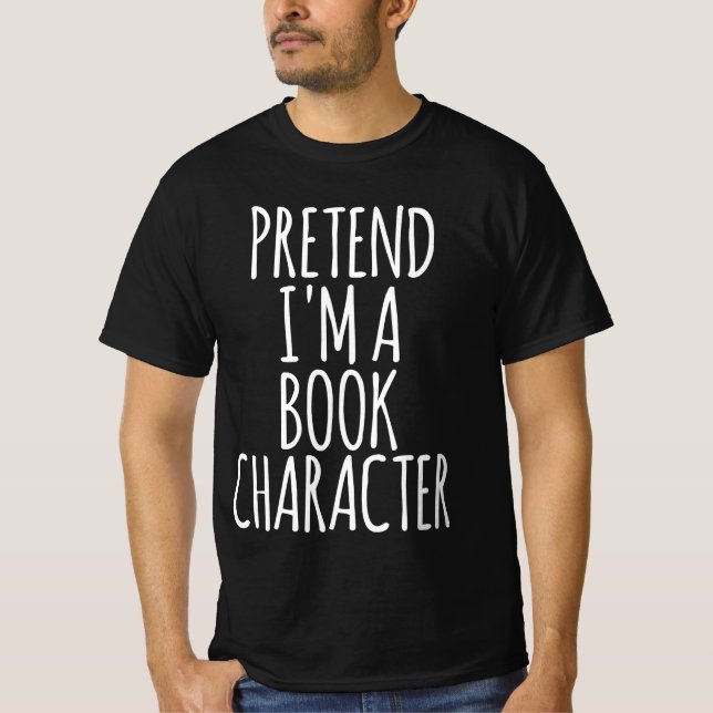 Camiseta Pretende que soy un personaje del libro - Hallowee (Anverso)
