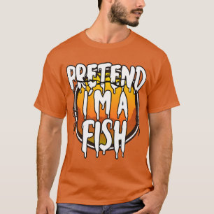 Camiseta Pretende Que Soy Un Pescado Gracioso Perezoso Vest