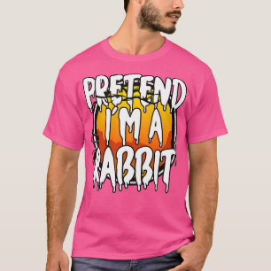 Camiseta Pretende Que Soy Un Rabbit Halloween 2021 Costume