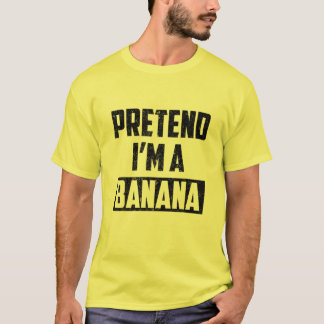 Camiseta Pretende que soy un regalo de Halloween con disfra
