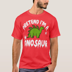 Camiseta Pretende que soy un Stegosaurus Dinosaur Spooky Si