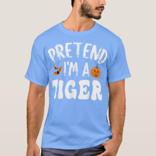 Camiseta Pretende Que Soy Un Tíger Halloween Vestido Hombre