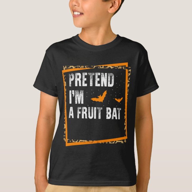 Camiseta Pretende que soy un tonto de Fruit Easy Lazy Hallo (Anverso)