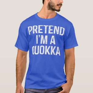 Camiseta Pretende Que Soy Un Traje De Halloween De Quokka G