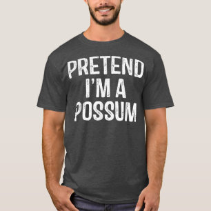 Camiseta Pretende Que Soy Un Traje De Halloween Pervertido 